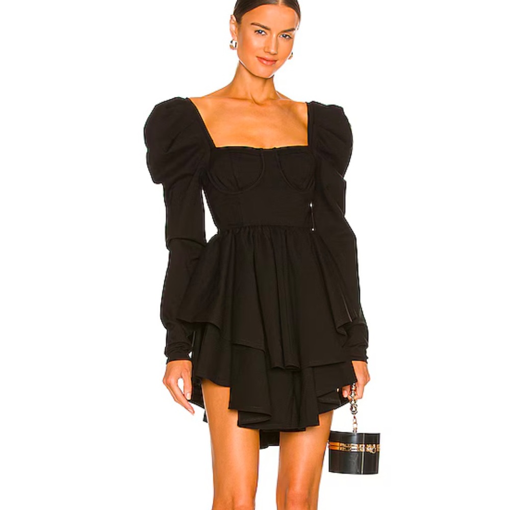 Selkie Boleyn Dress NWT in Caviar
